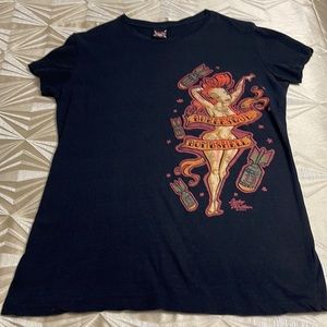 Lucky 13 Burlesque Bombshell T-shirt